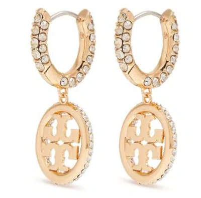 Shop Tory Burch Accessories In Gold/crystal