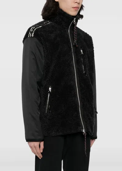 Shop Song For The Mute Black Adidas X Sftm Fleece Jacket