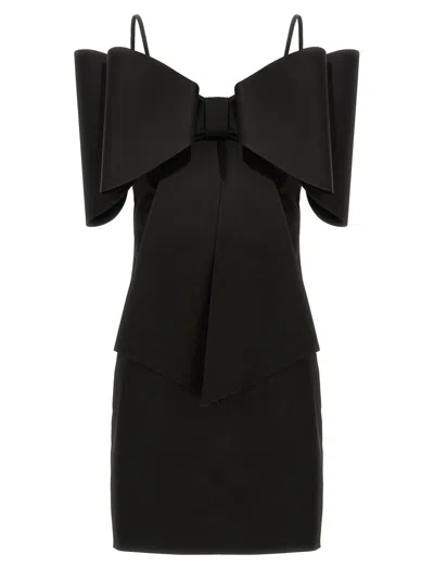 Shop Mach & Mach 'le Cadeau' Dress In Black