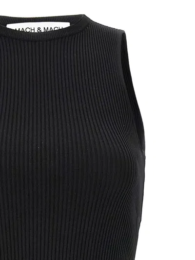 Shop Mach & Mach Crystal Bow Dress In Black
