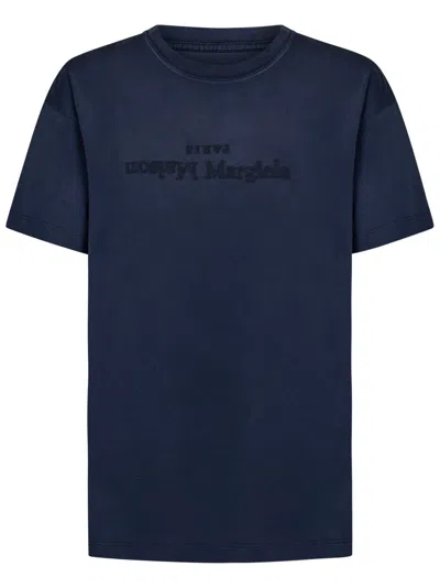 Shop Maison Margiela T-shirt In Blu