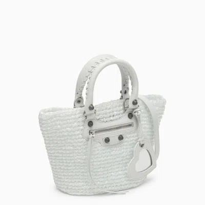 Shop Balenciaga | Le Cagole Small White Basket Bag