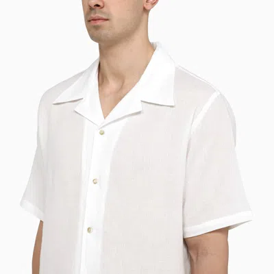 Shop Séfr | White Linen And Cotton Dalian Shirt