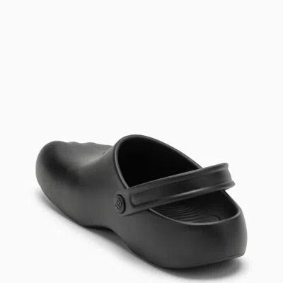 Shop Balenciaga | Black Rubber Slip-on Sunday Molded