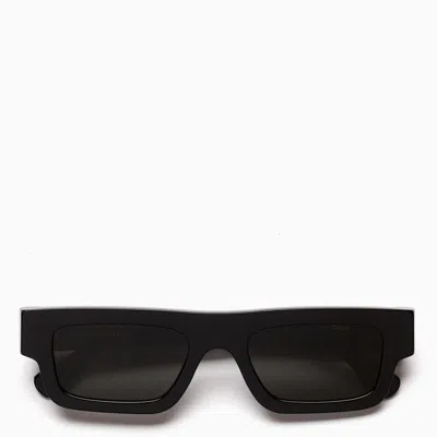 Shop Retrosuperfuture Colpo Black Sunglasses