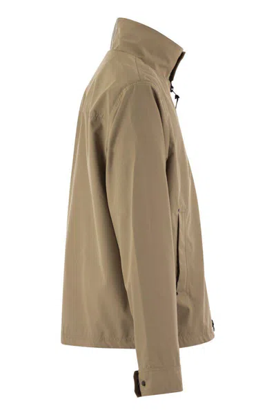 Shop Canada Goose Rosadale - Jacket With Shoulder Patch In Beige