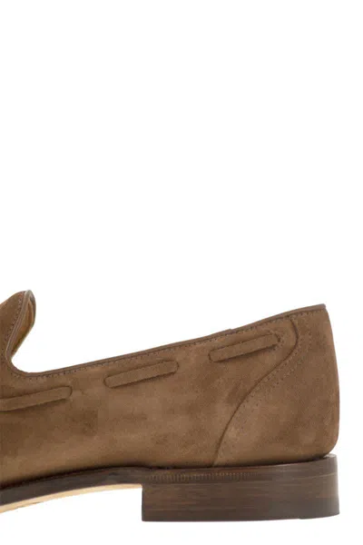 Shop Church's Soft Suede Moccasin In Brown