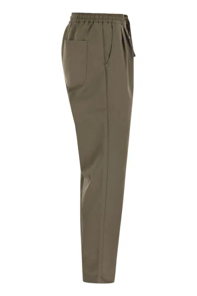 Shop Colmar Classy - Trousers With Darts In Military Green