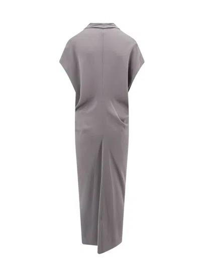 Shop Giorgio Armani Dress In Grey
