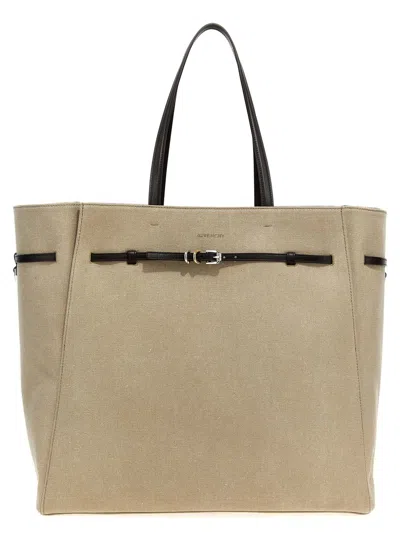 Shop Givenchy 'voyou' Large Shopping Bag In Beige