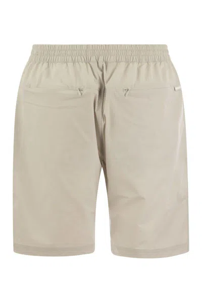 Shop K-way Remisen - Shorts In Technical Fabric In Beige