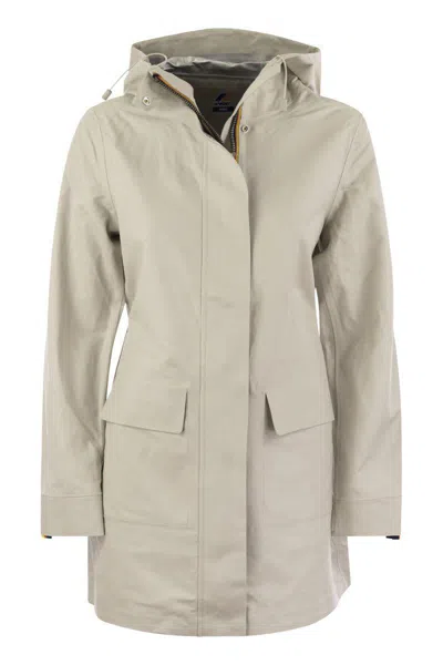 Shop K-way Thersa - Hooded Jacket In Ice