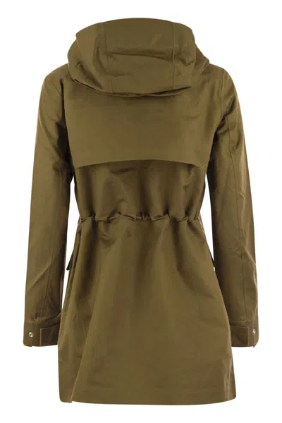 Shop K-way Thersa - Hooded Jacket In Brown