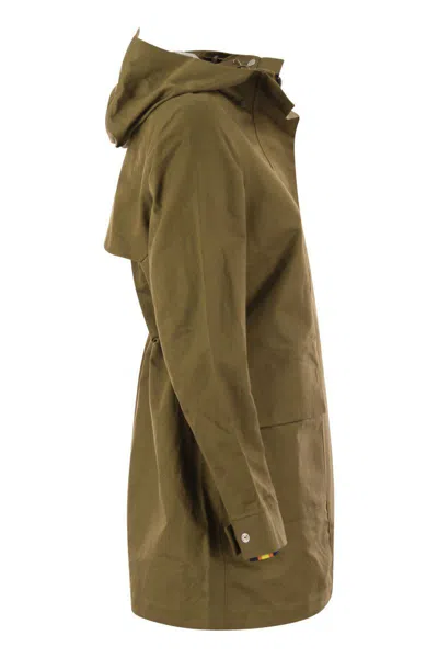 K-way K Way Thersa Hooded Jacket In Brown