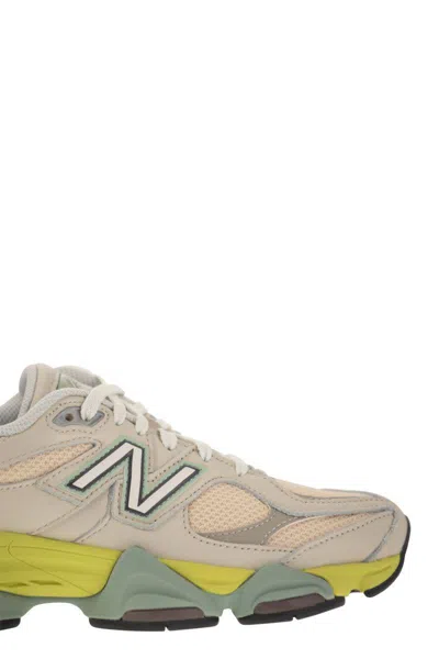 Shop New Balance 9060 - Sneakers In Grey/yellow
