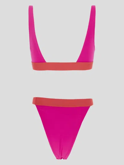 Shop Off-white Two-pieces Swimsuit In Red