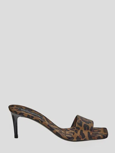 Shop Pedro Garcia Leopard Sandal In Brown