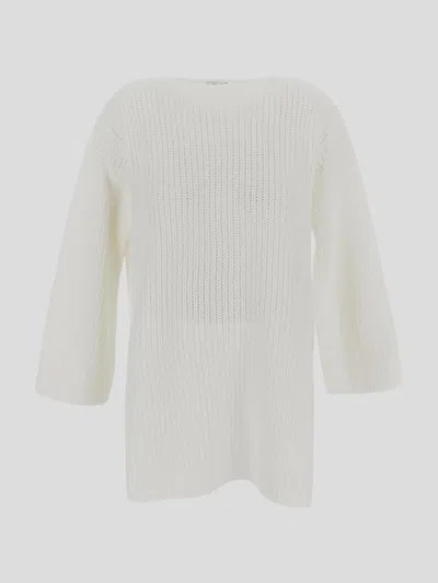 Shop Ferragamo Salvatore  Knit Sweater In White