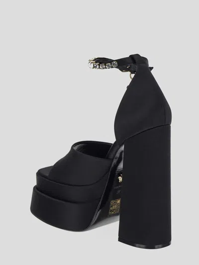 Shop Versace Medusa Aevitas Platform Sandals