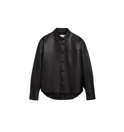 Shop Ami Alexandre Mattiussi Ami Paris Shirts In Black