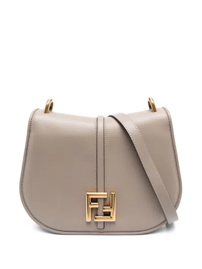 Shop Fendi C`mon Medium  Bags In Grey