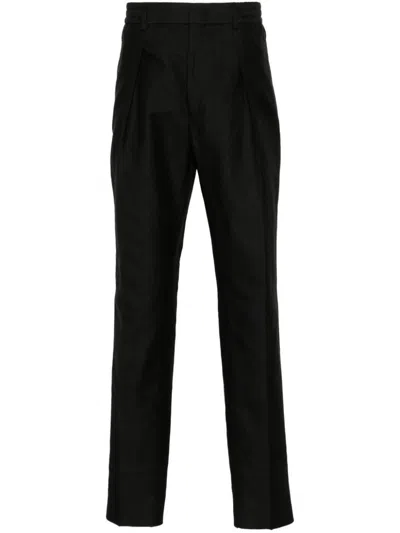 Shop Fendi Dart Pants Clothing In Black