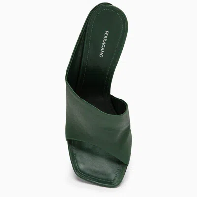 Shop Ferragamo Sandals In Green