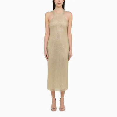 Shop Philosophy Di Lorenzo Serafini Dresses In Metallics