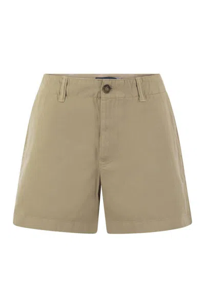 Shop Polo Ralph Lauren Twill Chino Shorts In Cachi