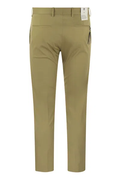Pt Torino Dieci - Cotton Trousers In Rope