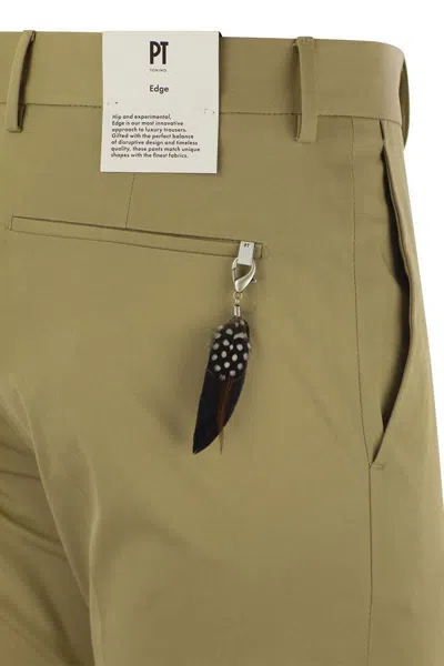 Pt Torino Dieci - Cotton Trousers In Rope