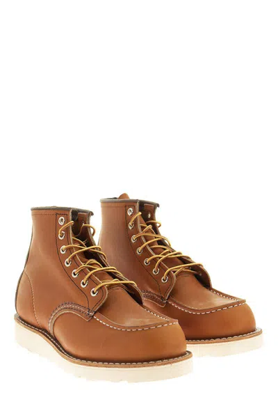 Shop Red Wing Shoes Classic Moc 875 - Lace-up Boot In Sienna