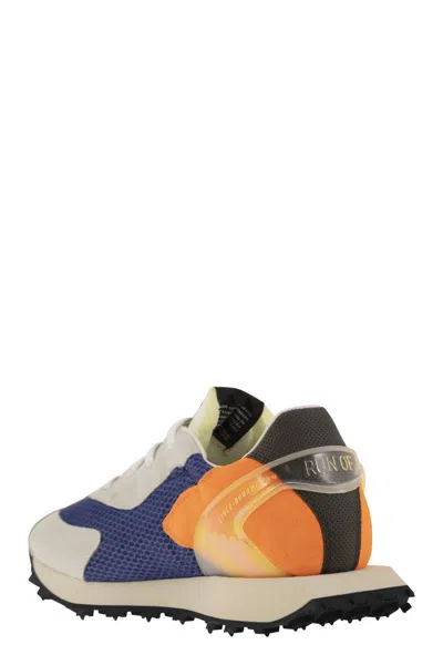 Shop Run Of Piuma - Sneakers In Blu/orange