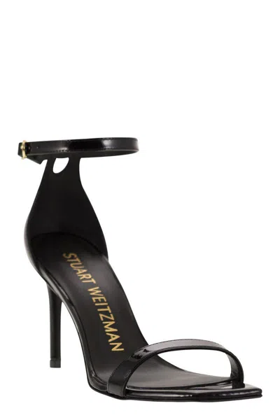 Shop Stuart Weitzman Nunakedcurve 85 - High Sandals In Black