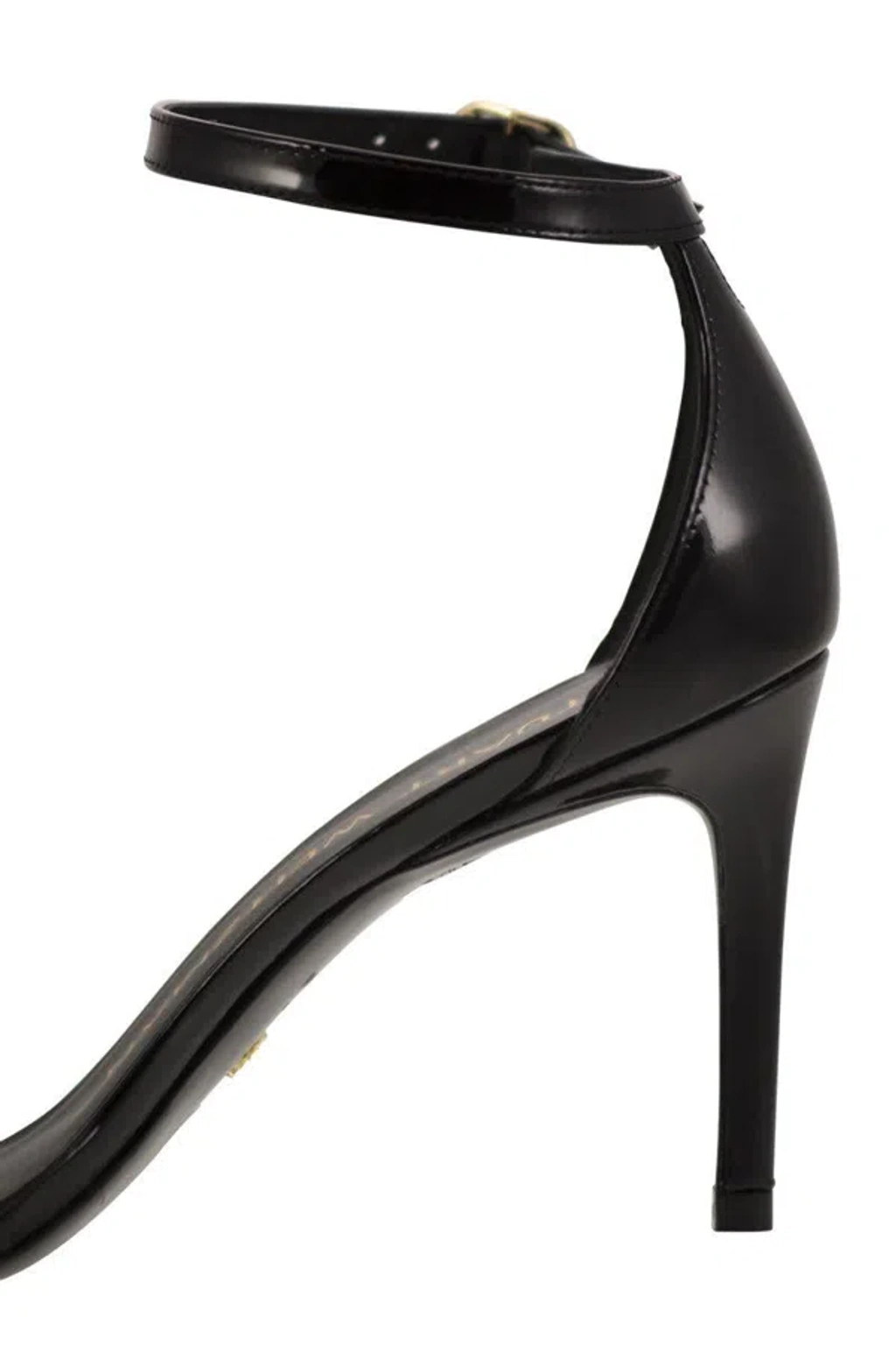 サンダル・ミュール Stuart Weitzman NUNAKEDCURVE85 Sandals Sandalo Vernice Nero Stuart Weitzman Nunakedcurve 85 - High Sandals | italist