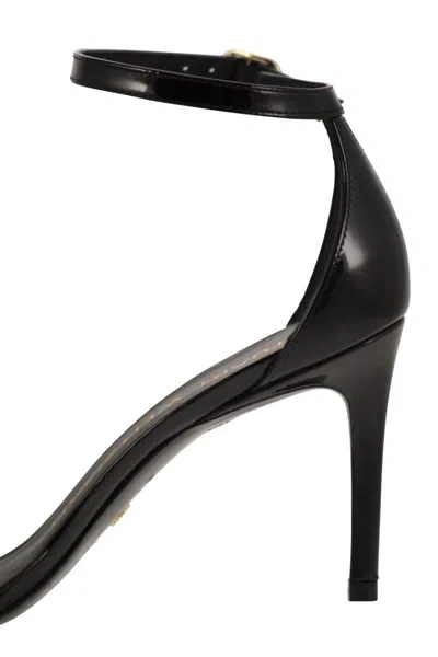 Shop Stuart Weitzman Nunakedcurve 85 - High Sandals In Black