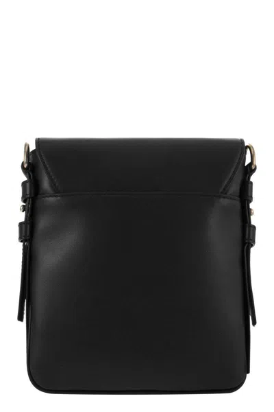 Tod's T Timeless Mini Leather Shoulder Strap In Black