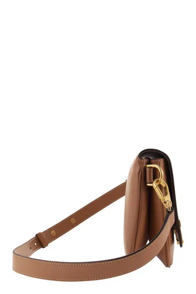 Tod's T Timeless Leather Mini Bum Bag In Cognac