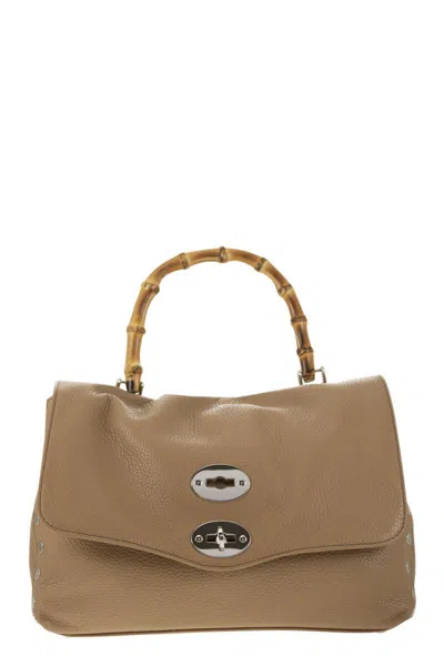 Shop Zanellato Postina - Daily S Bag With Bamboo Handle In Leather