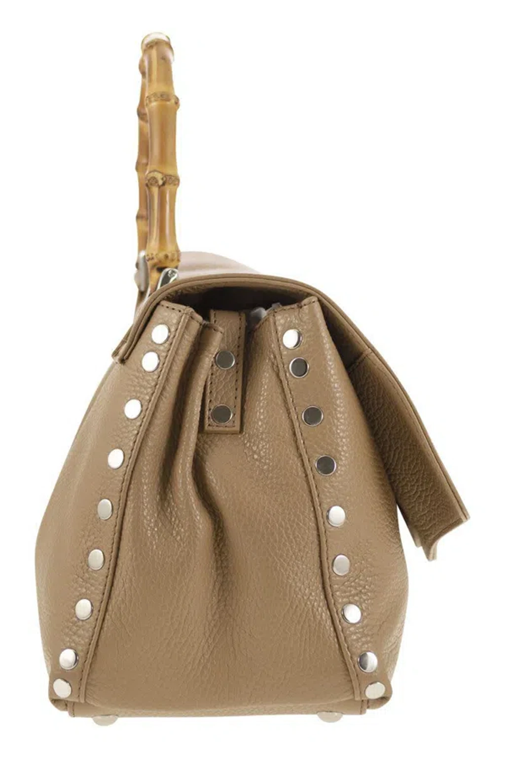 トートバッグ ZANELLATO POSTINA - Daily S bag with bamboo handle Zanellato Postina - Daily S Bag With Bamboo Handle In