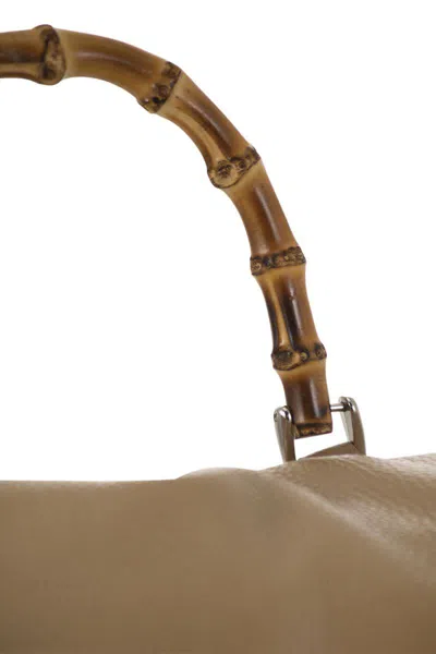 Zanellato Postina - Daily S Bag With Bamboo Handle In Leather