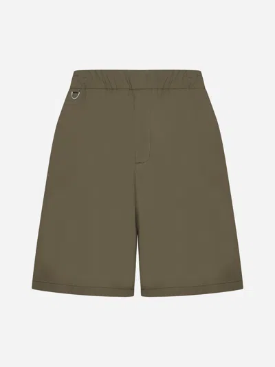 Shop Low Brand Combo Cotton Shorts In Sponge Green