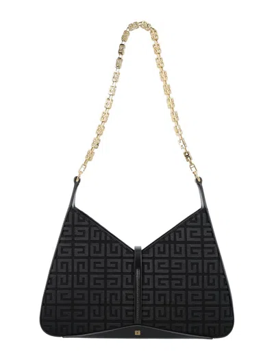 Shop Givenchy Cut-out Zipped Small Bag In Black