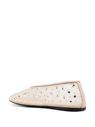 Shop Khaite Marcy Flat Shoes In Nude & Neutrals