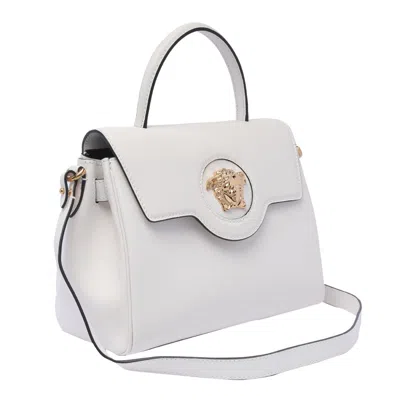 Shop Versace Bags In Bianco