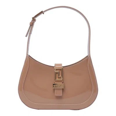 Shop Versace Bags In Blush- Gold