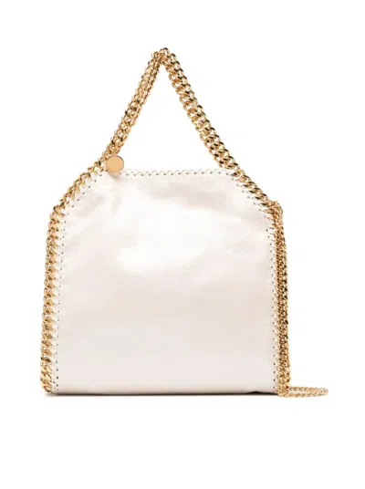 Shop Stella Mccartney Falabella Mini Tote Bag In White