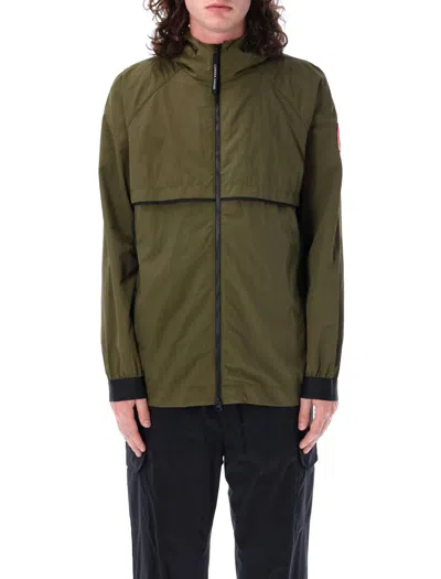 Shop Canada Goose Cg Faber Hoody In Military Green