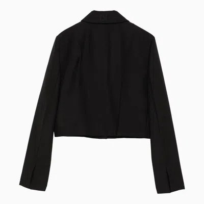 Shop Fendi Boxy Jacket In In Black