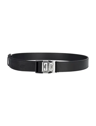 Shop Givenchy 4g Release Buckle Belt 35mm In Black